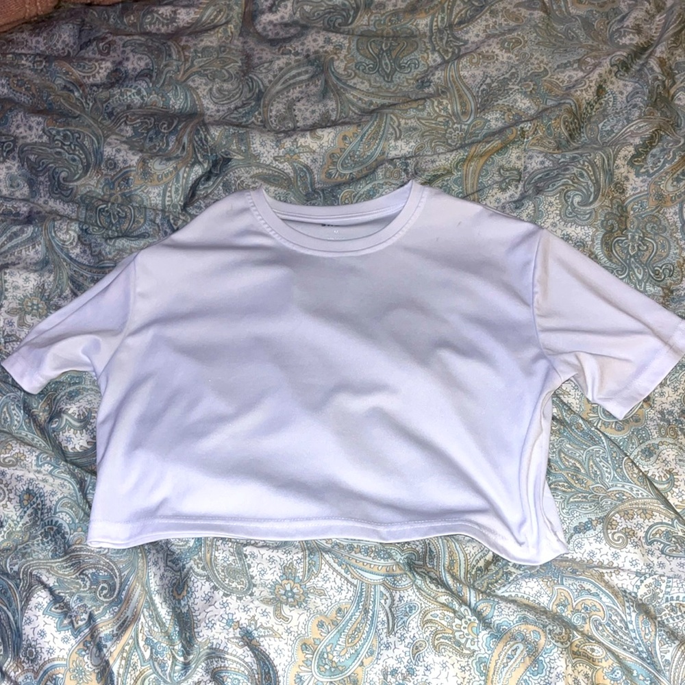 cropped pajama shirt